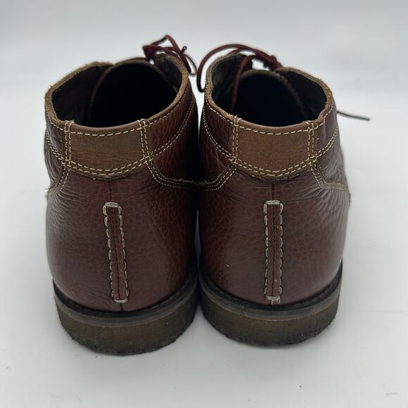 Johnston & Murphy Pebble Leather Copeland Crepe Sole Chukka Desert Boots S 8.5 - Picture 3 of 10